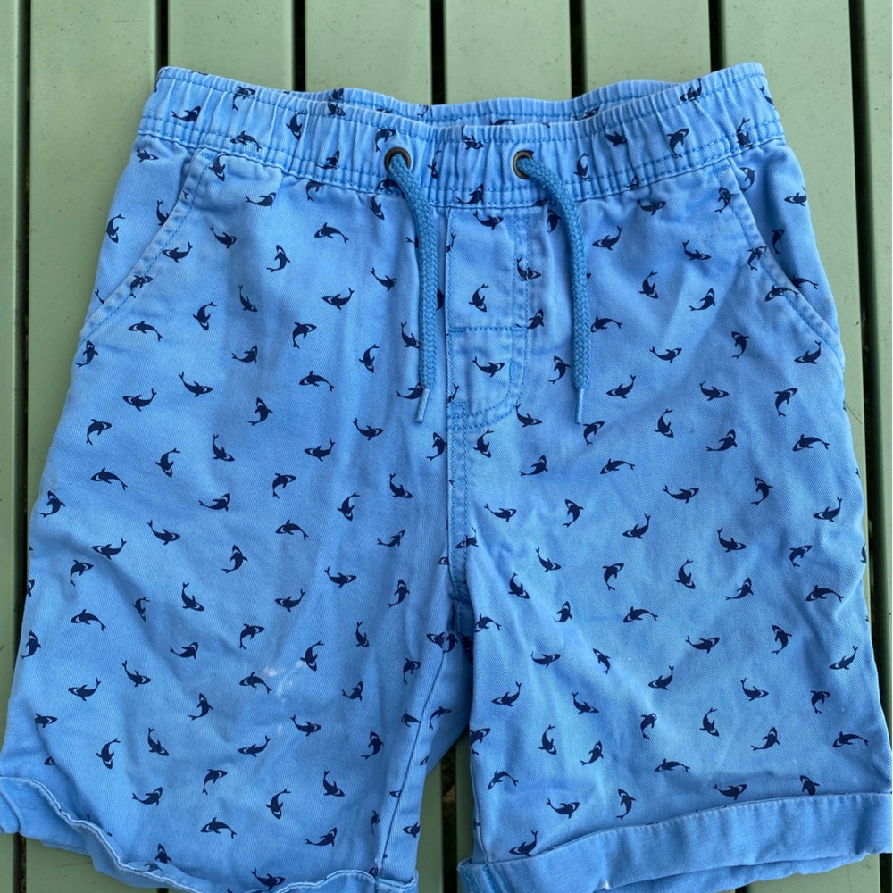 Blue shorts